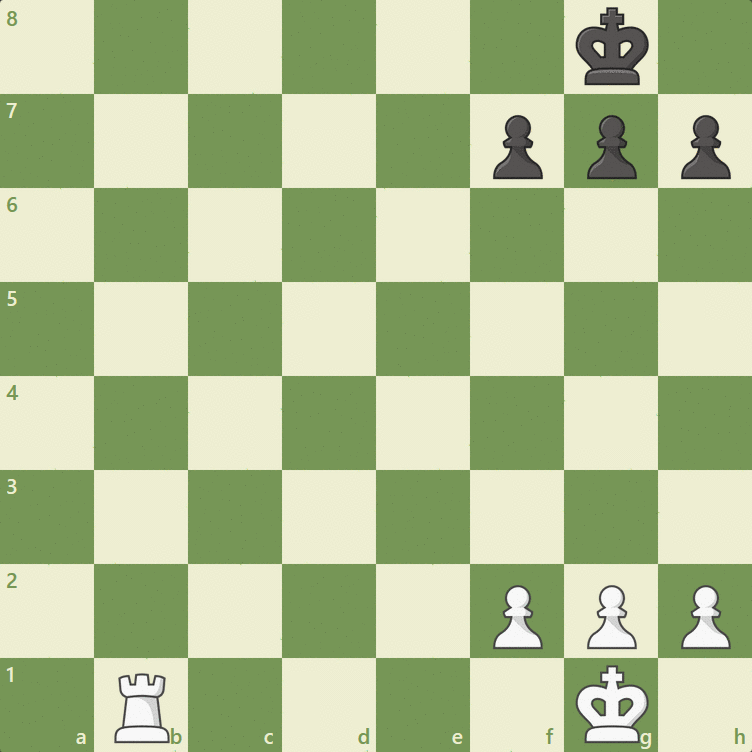 Мат по последней горизонтали